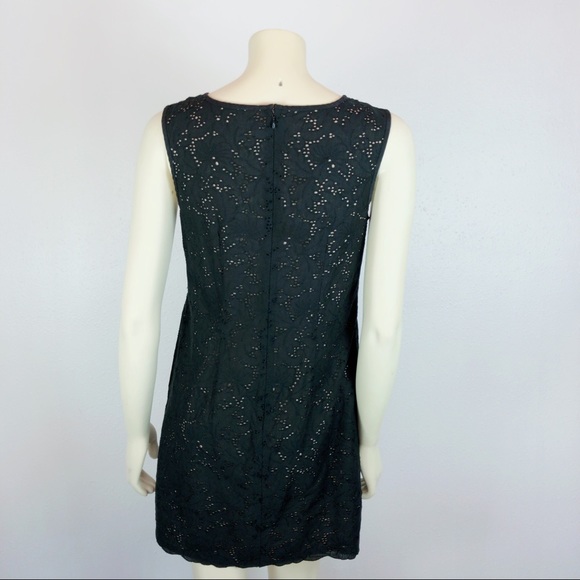 Ann Taylor LOFT Black Sleeveless Sheath Dress 2 - Picture 3 of 6